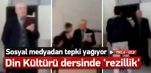 Din Kültürü dersinde ‘rezil’ görüntüler