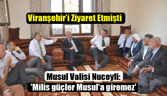 ‘Milis güçler Musul’a giremez’