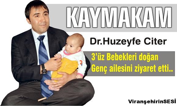 KAYMAKAM CİTER 3’ÜZLERİ ZİYARET ETTİ