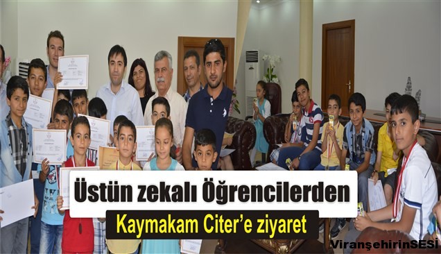 Viranşehir’in Üstün zekalı çocukları