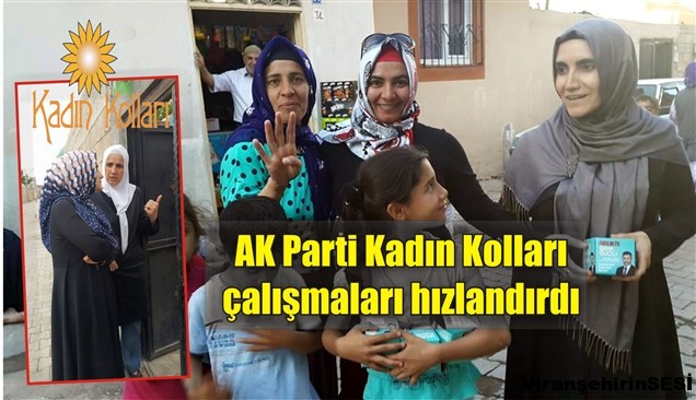 AK Parti Kadın Kolları çalmadık kapı bırakmıyor