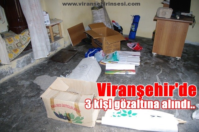 Viranşehir’de 3 kişi gözaltına alındı