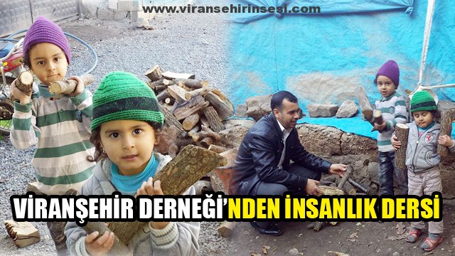 Viranşehir Derneği’nden İnsanlık Dersi