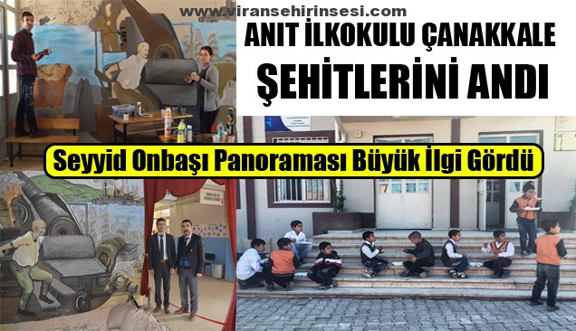 Anıt İlkokulu Çanakkale Şehitlerini Andı