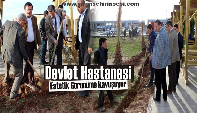 Devlet Hastanesi Estetik Görünüme kavuşuyor