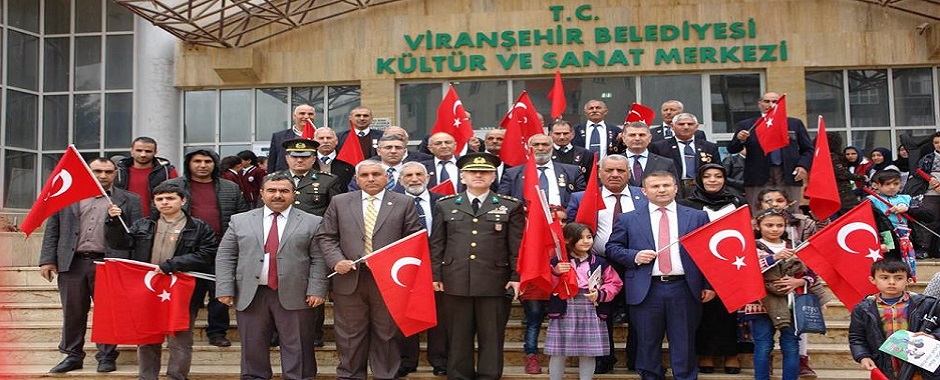 VİRANŞEHİR 18 MART ÇANAKKALE ŞEHİTLERİNİ UNUTMADI