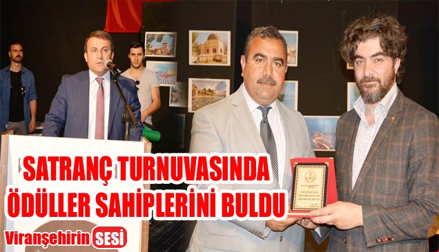 SATRANÇ TURNUVASINDA ÖDÜLLER SAHİPLERİNİ BULDU