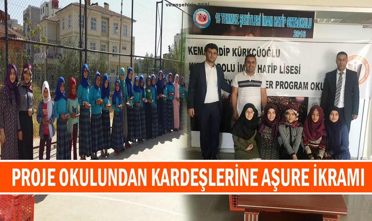 Proje Okulundan Kardeşlerine Aşure İkramı