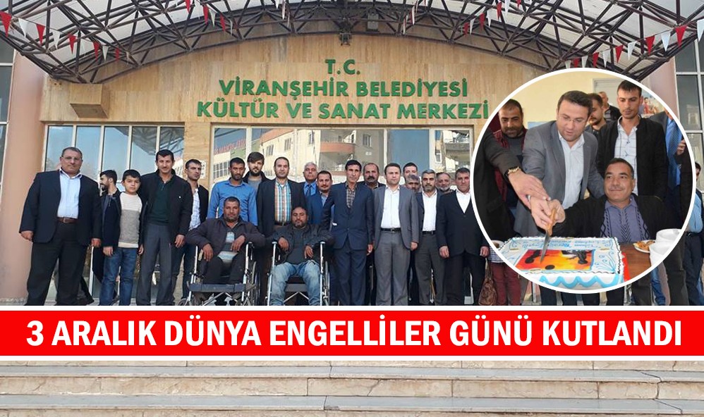 3 ARALIK DÜNYA ENGELLİLER GÜNÜ RESEPSİYONU KURULDU