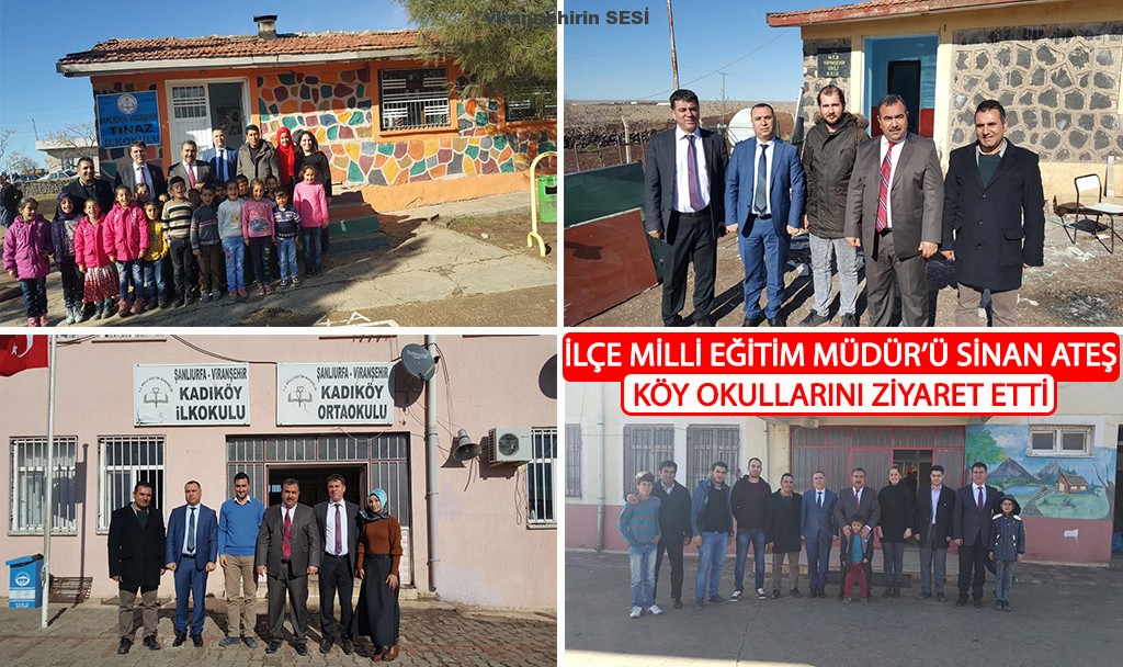 İlçe Milli Eğitim Müdür’ü Sinan Ateş Köy Okullarını Ziyaret Etti