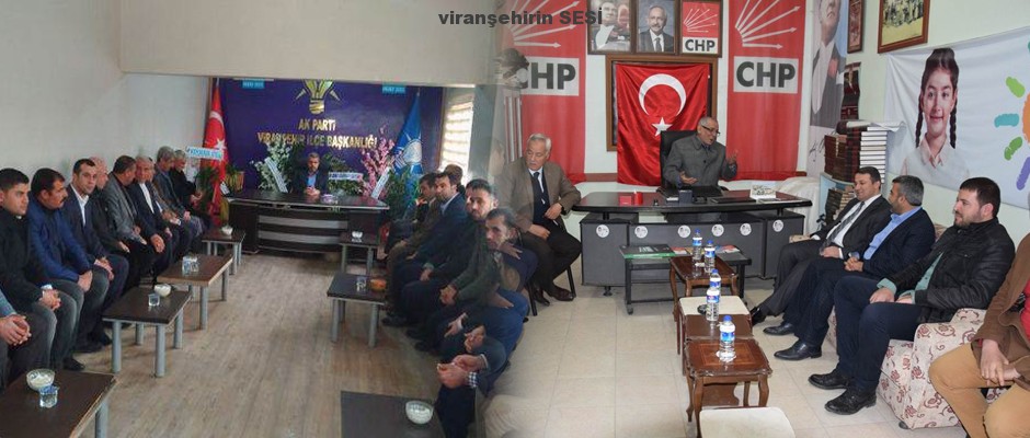 Kaymakam Çimşit Ak Parti ve CHP İlçe Teşkilatlarını Ziyaret Etti