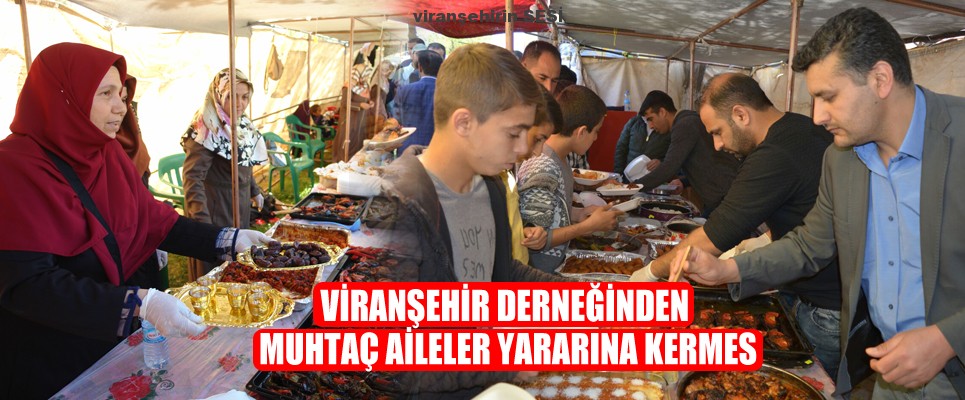 Viranşehir Derneğinden Muhtaç Aileler Yararına Kermes