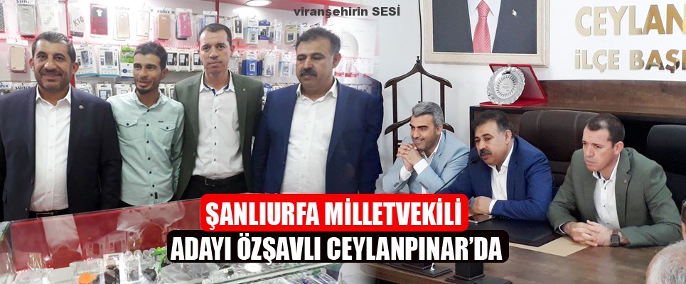 Şanlıurfa Milletvekili Adayı Dr Halil Özşavlı Ceylanpınar’da