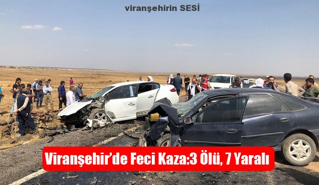 Viranşehir’de Feci Kaza:3 Ölü, 7 Yaralı