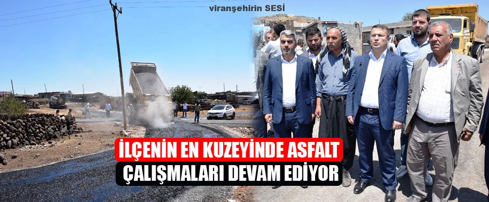 İlçenin En Kuzeyinde Asfalt Çalışmaları Devam Ediyor