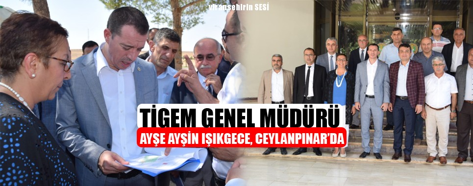 TİGEM GENEL MÜDÜRÜ AYŞE AYŞİN IŞIKGECE, CEYLANPINAR’DA