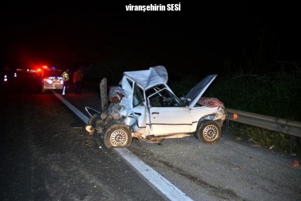 Viranşehirli Aile Adana’da kaza yaptı 1 ölü 4 yaralı